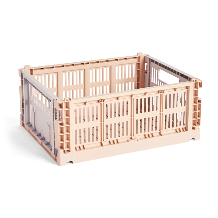 Colour Crate Mix M, 34,5 x 26,5 cm, powder, recycled fra Hay