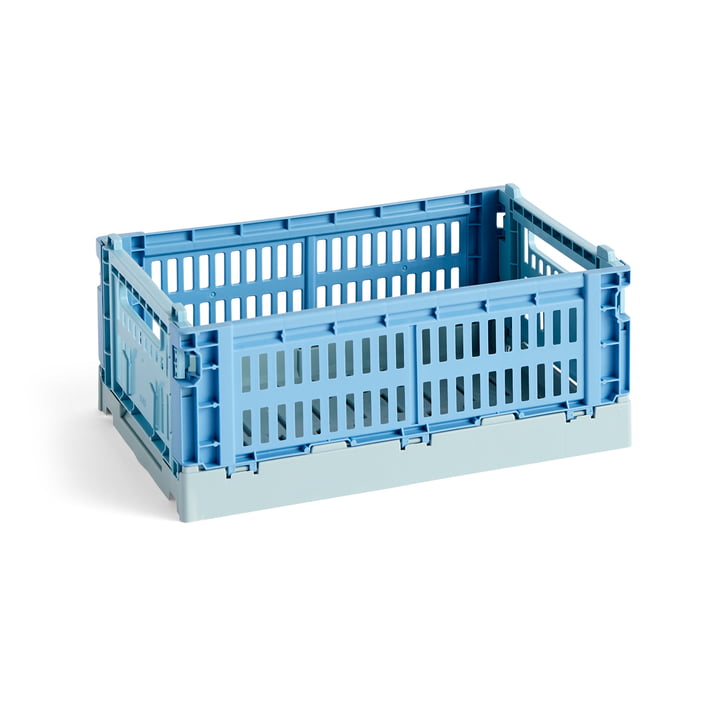 Colour Crate Mix kurv S, 26,5 x 17 cm, sky blue, recycled af Hay