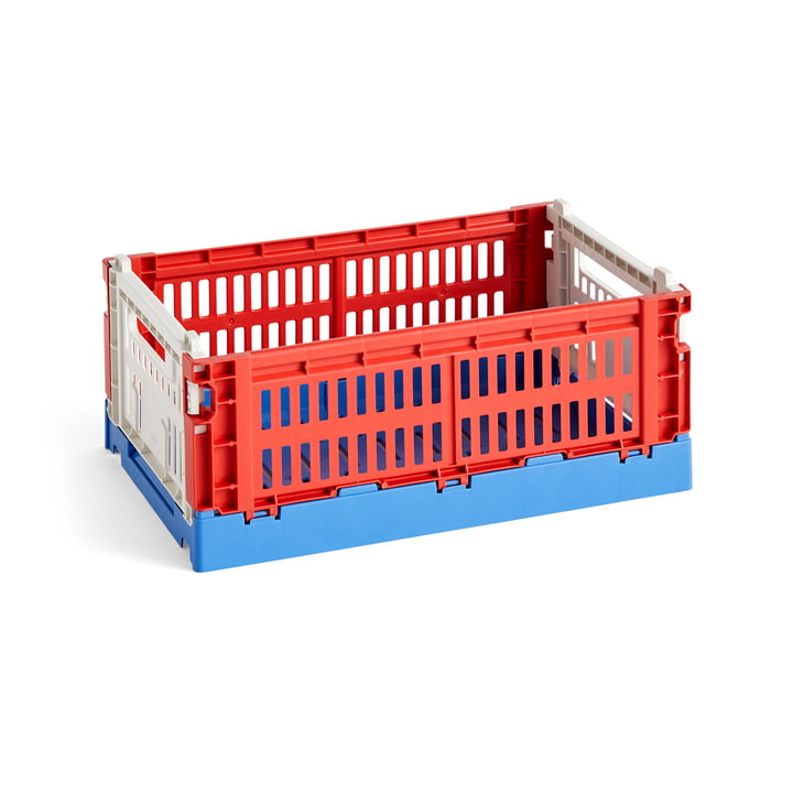 Colour Crate Mix kurv S, 26,5 x 17 cm, red, recycled af Hay