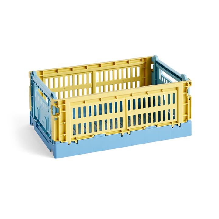 Colour Crate Mix kurv S, 26,5 x 17 cm, dusty yellow, recycled af Hay