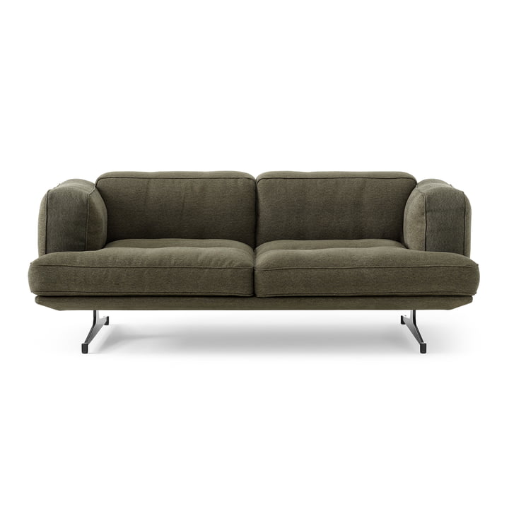Inland Sofa AV22, 2-personers, mosgrøn (Clay 014) fra & Tradition