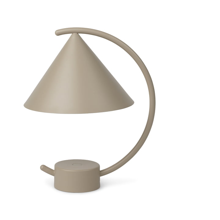 Meridian bordlampen fra ferm Living i cashmere