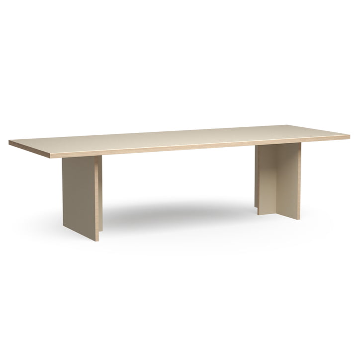 Spisebord rektangulært, 280 cm, creme fra HKliving