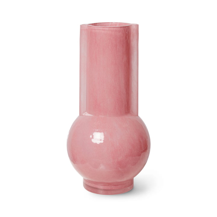Glasvase, pink milky fra HKliving
