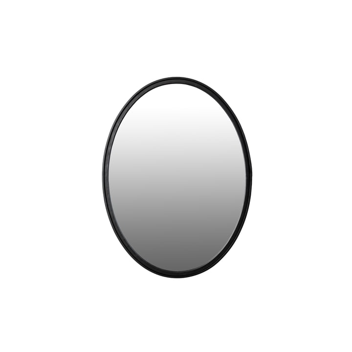 Idalie spejl oval M fra Livingstone i sort
