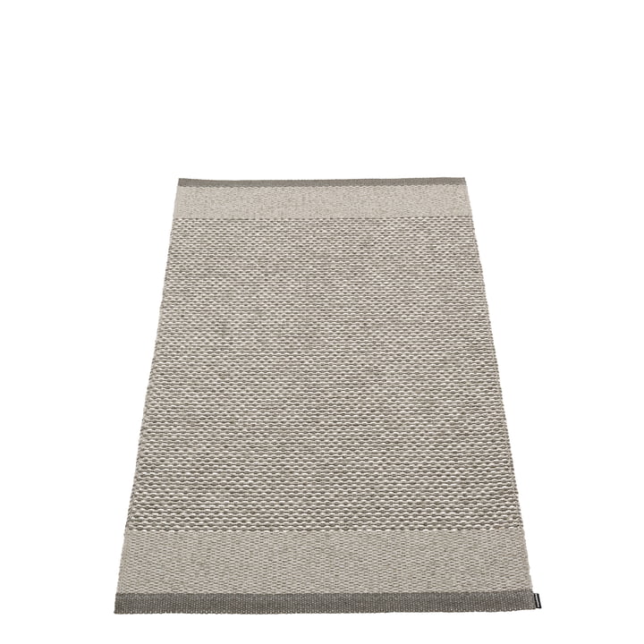 Edit tæppe, 70 x 120 cm, charcoal / warm grey / stone metallic fra Pappelina