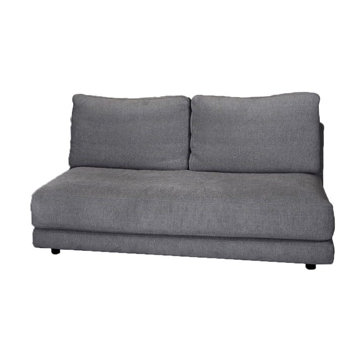 Scale Sofa 2-personers sofamodul, mørkegrå (Cane-line Ambience) fra Cane-line