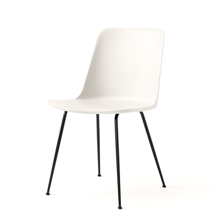 Rely Chair HW6, hvid/sort stel fra & Tradition