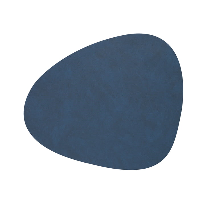 Dækkeserviet Curve M, 31 x 35 cm, Nupo midnight blue fra LindDNA