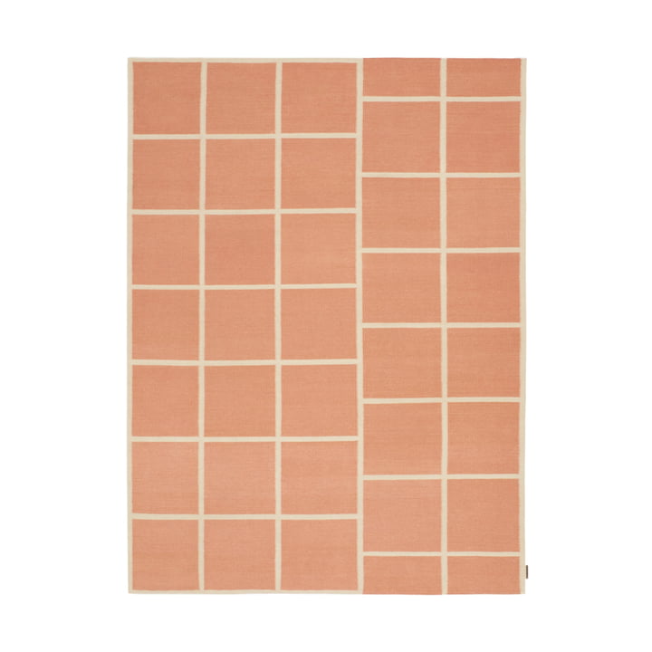 Kelim Untitled_AB14 tæppe, 180 x 240 cm, orange/beige (0060 Red earth) fra Kvadrat