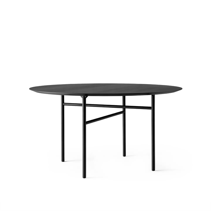 Snaregade spisebord, Ø 120 cm, sort fra Audo