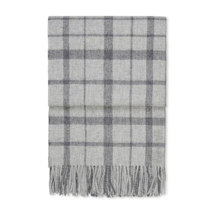 Tweed tæppet fra Elvang i farven grå