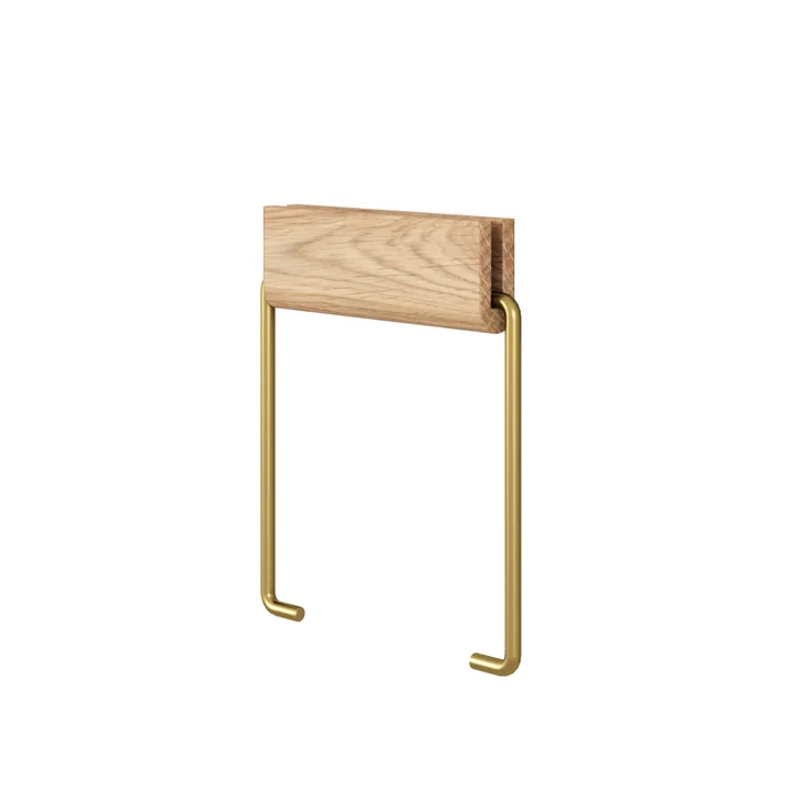 Moebe toiletpapirholder i olieret eg/messing