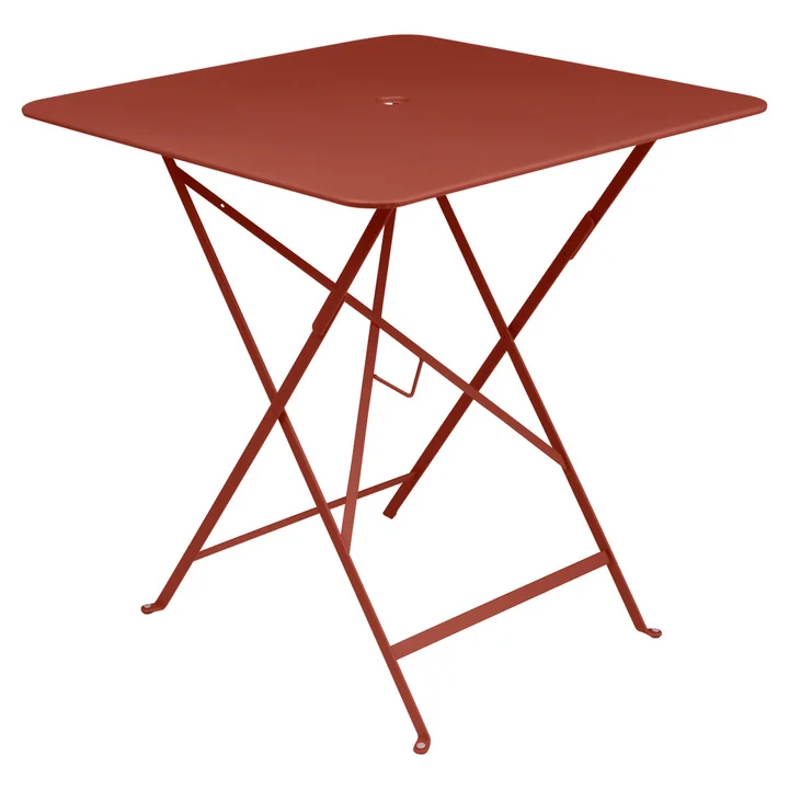 Fermob - Bistro klapbord, 71 x 71 cm, okkerrød