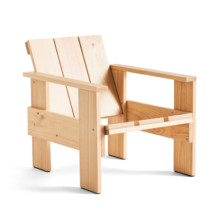 Crate Lounge Chair, L 77 cm, pine fra Hay