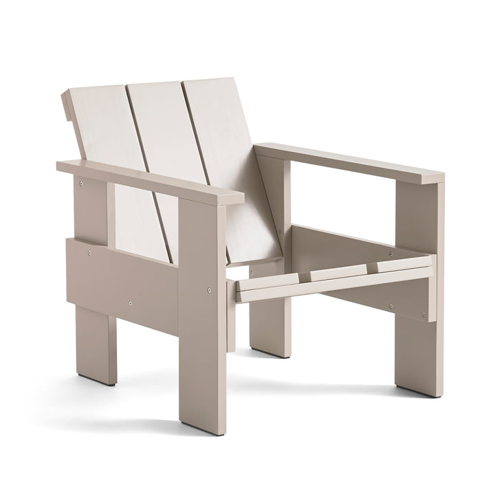 Crate Lounge Chair, L 77 cm, london fog fra Hay