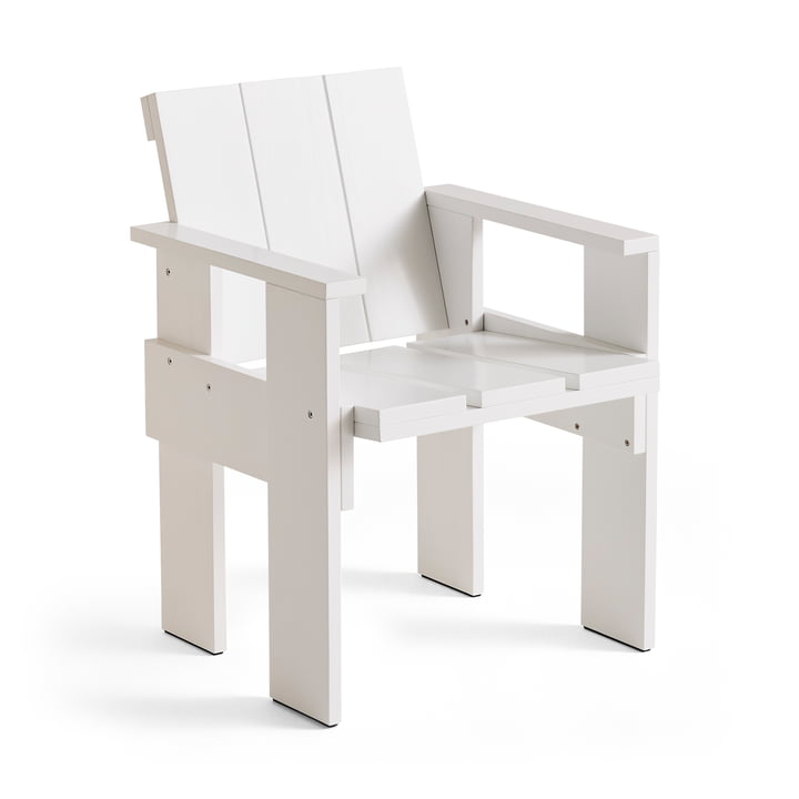 Crate Lounge Chair, L 64 cm, white fra Hay