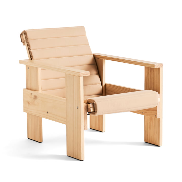 Sædehynde til Crate Lounge Chair, L 130 cm, beige fra HAY