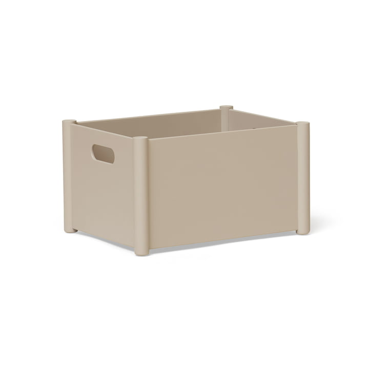 Pillar Storage Box M, varm grå fra Form & Refine
