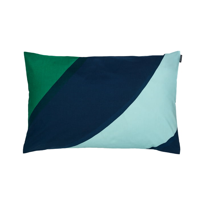 Savanni pudebetræk 40 x 60 cm, grøn / mørkeblå / mint af Marimekko