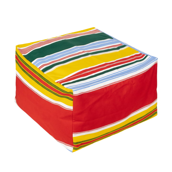 Marimekko - Paraati sækkestol, hvid / flerfarvet