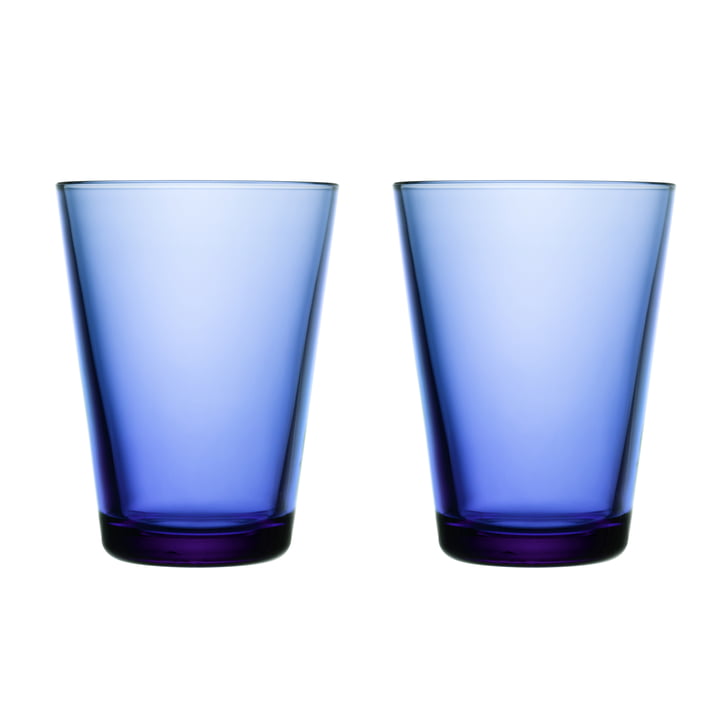 Kartio drikkeglas 40 cl, ultramarinblåt (sæt med 2) fra Iittala