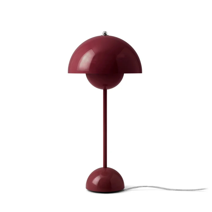 & Tradition - FlowerPot bordlampe VP3, mørk blomme