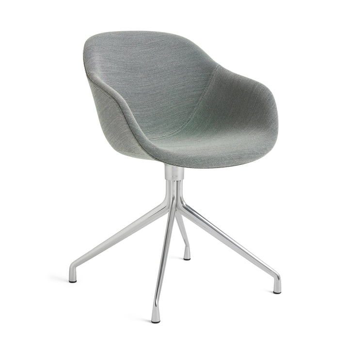 About A Chair AAC 221, poleret aluminium/ Steelcut Trio 916 fra Hay