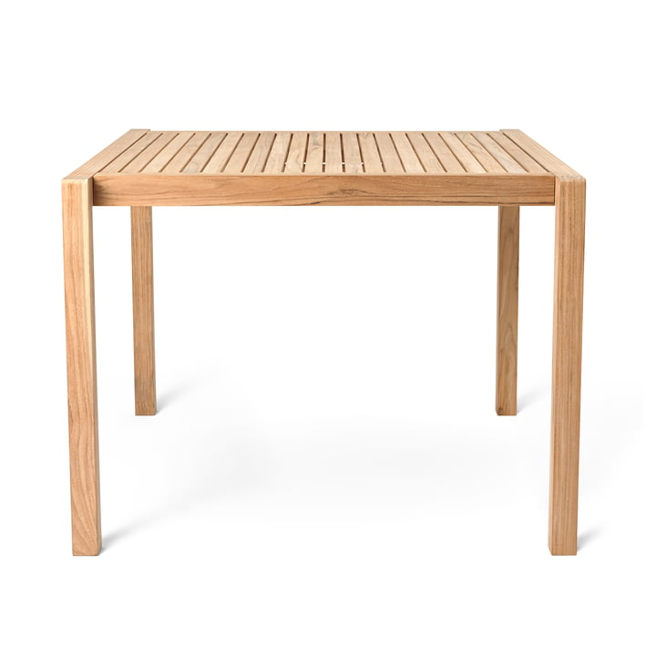 Carl Hansen - AH902 havebord, 100 x 8. Cm, ubehandlet teaktræ