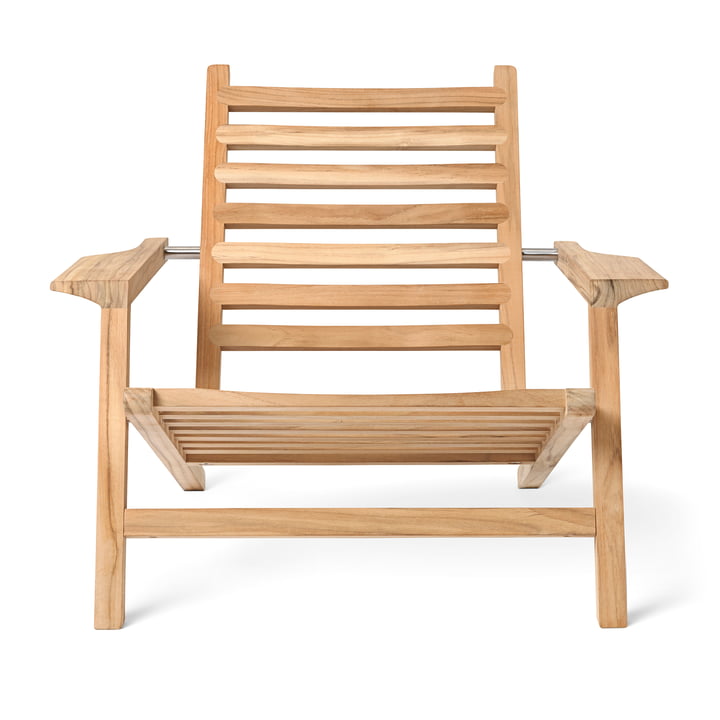 AH603 liggestol, ubehandlet teaktræ af Carl Hansen