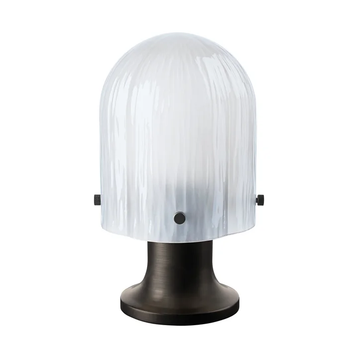 Seine bordlampe LED Outdoor fra Gubi i antik messing / matteret glas