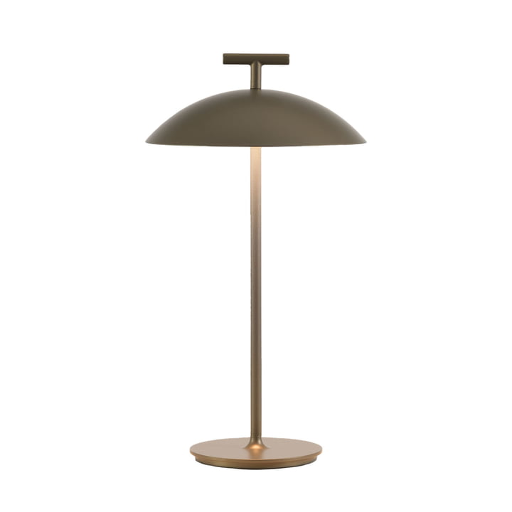 Mini Geen-A LED batteri bordlampe, bronze fra Kartell