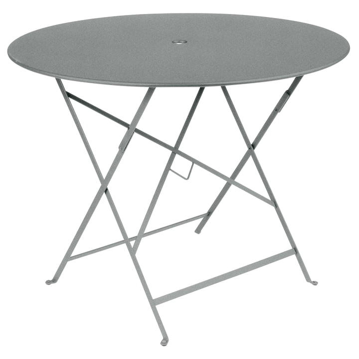Fermob - Bistro klapbord, rundt, Ø 96 cm, lapilli grå