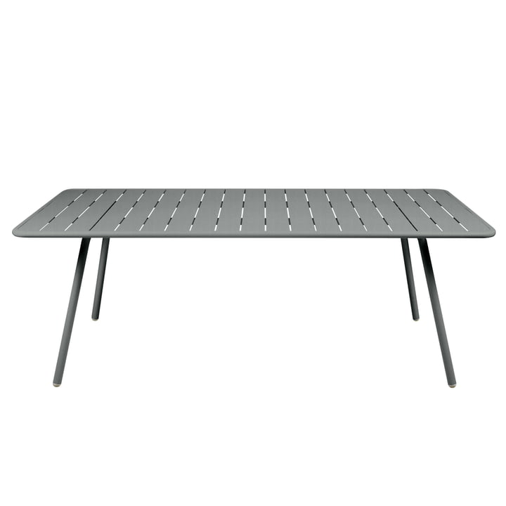 Fermob - Luxembourg bord, rektangulært, 207 x 100 cm, lapilli grå