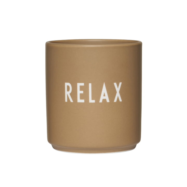 AJ Favourite porcelænskrus fra Design Letters i Relax /camel versionen