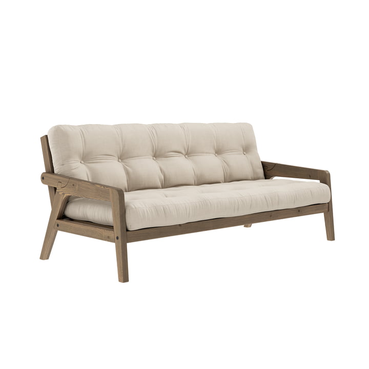 Grab Sofa fra Karup Design i udgaven pine carob brown/beige (747)