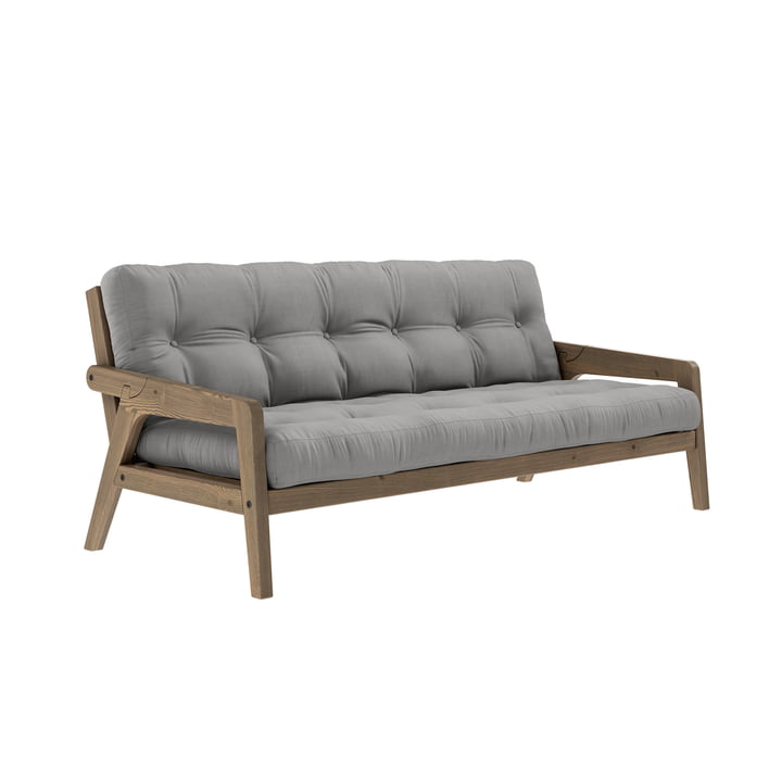 Grab Sofa fra Karup Design i udgaven fyrre johannesbrød brun/grå (746)