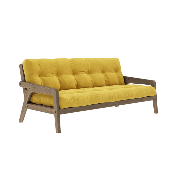 Grab Sofa fra Karup Design i udgaven fyrre johannesbrød brun / honey (514)