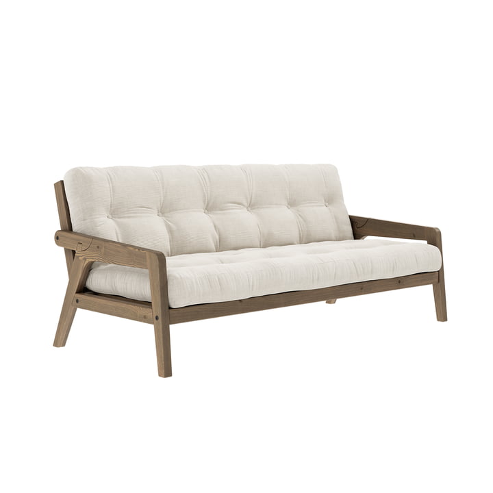 Grab Sofa fra Karup Design i udgaven pine carob brown / elfenben (510)