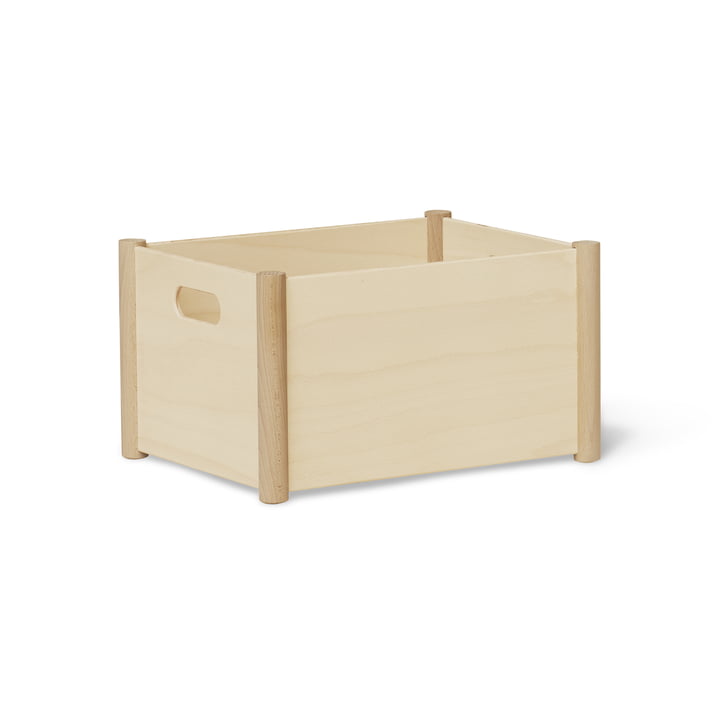 Pillar Storage Box M fra Form & Refine i bøgefinish