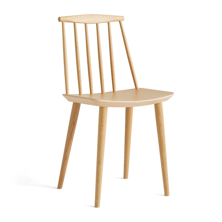 J77 Chair, vandbaseret lakeret eg fra Hay