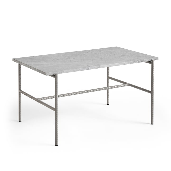 Rebar sidebord rektangulært, grå marmor / fossil grå fra Hay