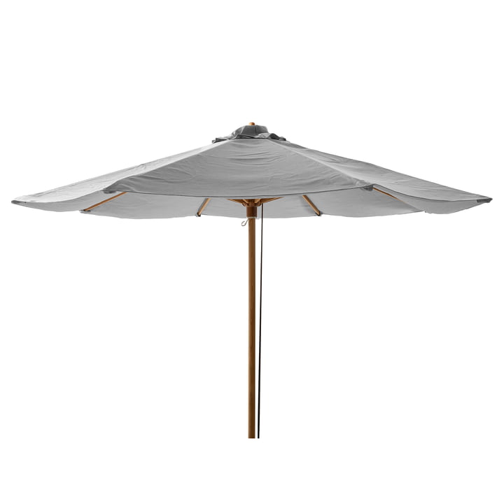 Cane-line - Classic parasol med kabeltræk, Ø 300 cm, lysegrå