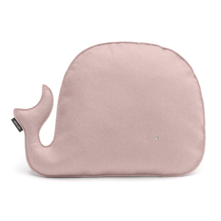 Hey Sign - Pillow Whale 45 x 30,7 cm, pudder