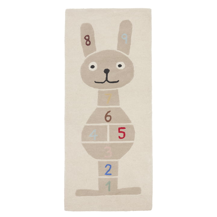 Legemåtte til børn, 180 x 75 cm, kaniner fra OYOY