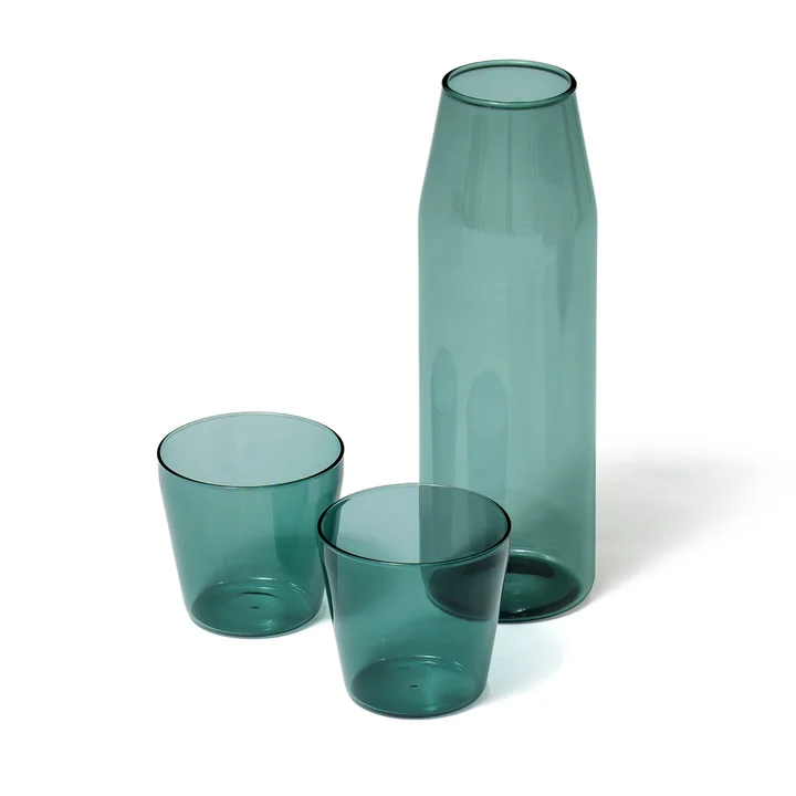 Milk + drikkeglas (sæt med 2), aqua fra NINE