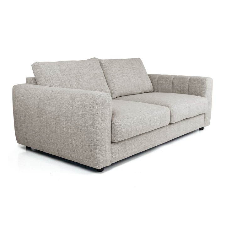 Bente 2,5-personers sofa, 182 x 100 cm, beige (Melina Simply 1244) fra Nuuck