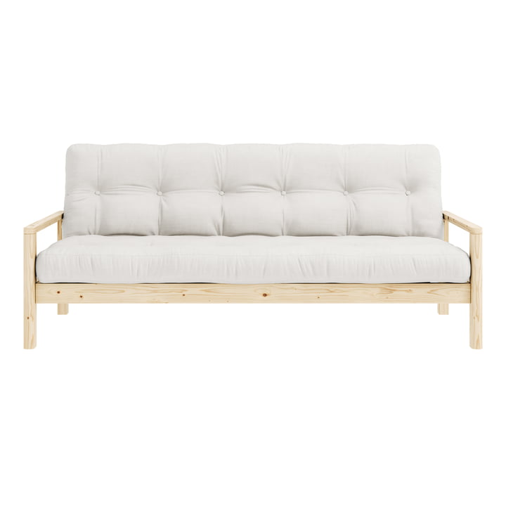 Knob sovesofa fra Karup Design i naturlig fyrretræ / naturlig finish (701)