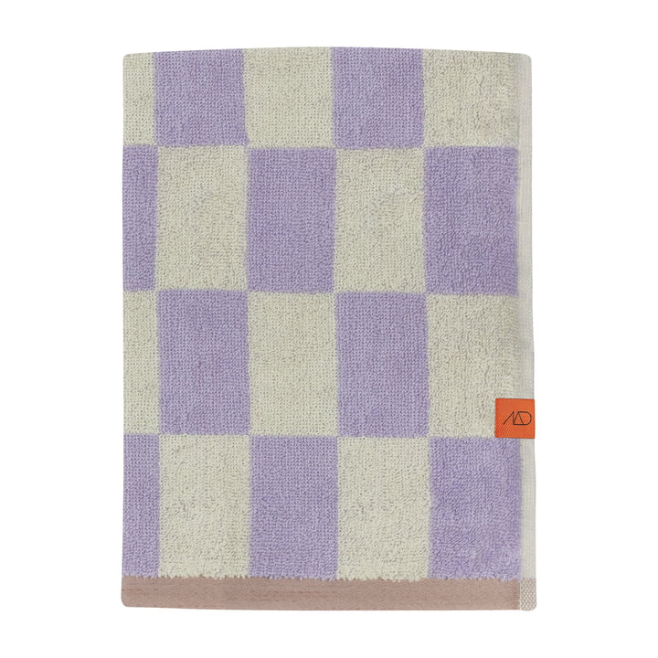 Retro badehåndklæde fra Mette Ditmer i lilla udgave