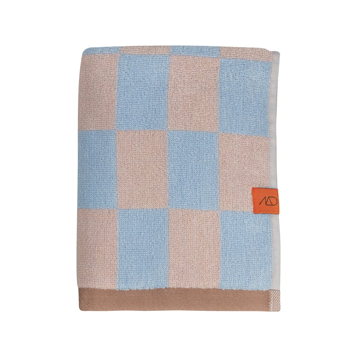 Retro håndklæde fra Mette Ditmer i den lyseblå udgave